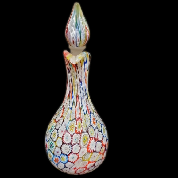 Millefiori Cruet w/Stopper - Picture 3 of 14